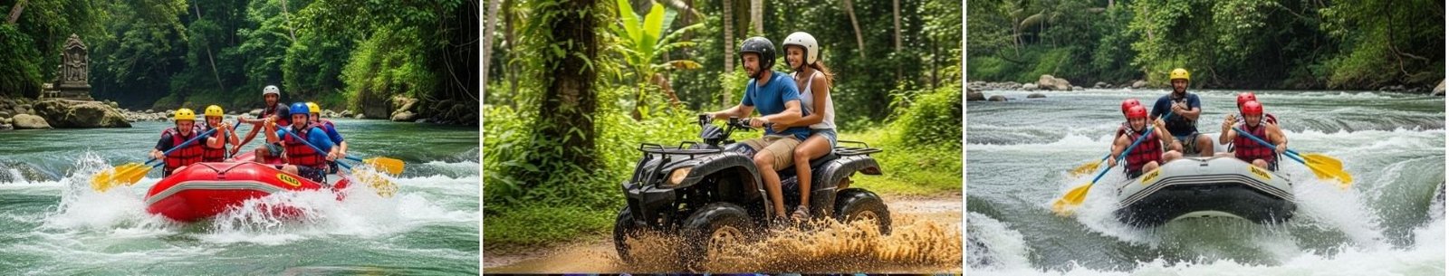 Bali ATV and white water rafting combo adventure full day tour